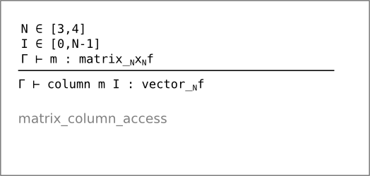 Matrix Column Access type rule (matrix_column_access)