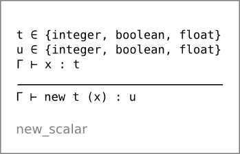 Scalar new type rule (new_scalar)