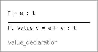 Value declaration type rule (value_declaration)